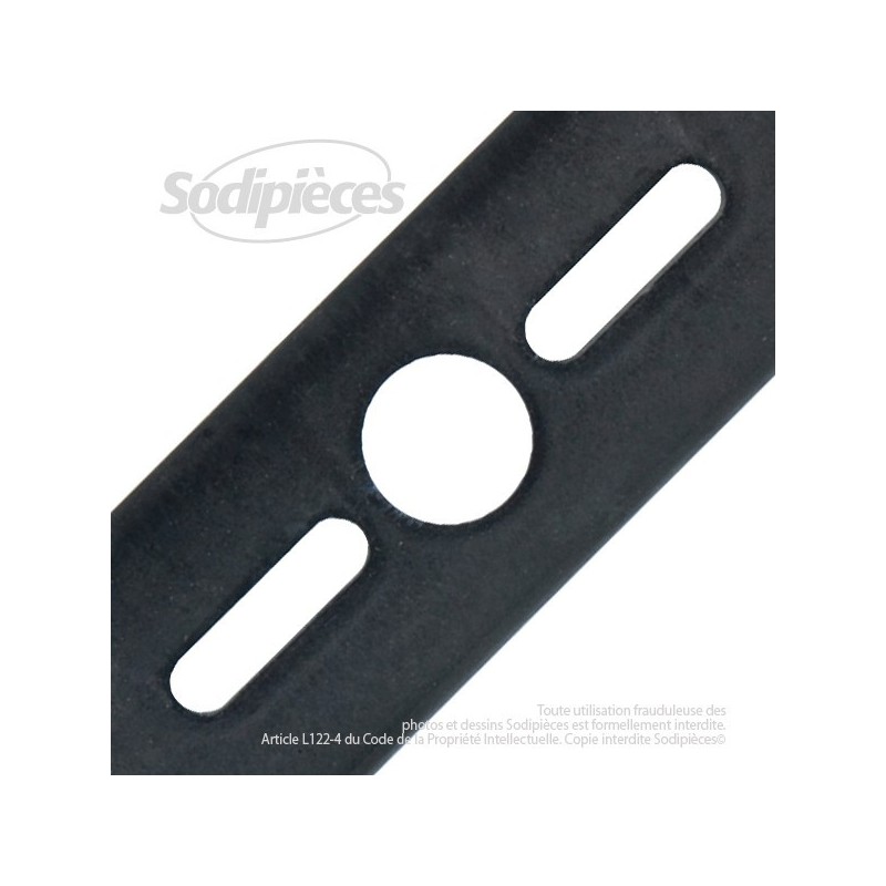 Lame universelle cintrée 56 cm. Alésage 25,4 mm