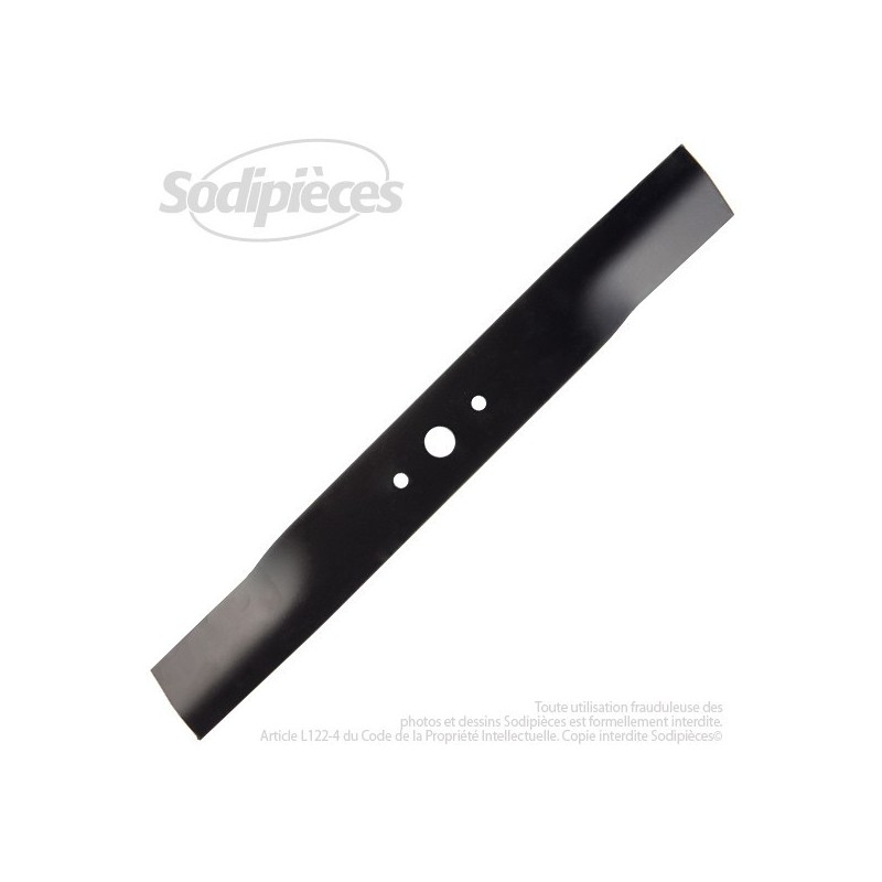 Lame. Coupe 44,5 cm. Section 55 x 3. Alèsage 18,5.