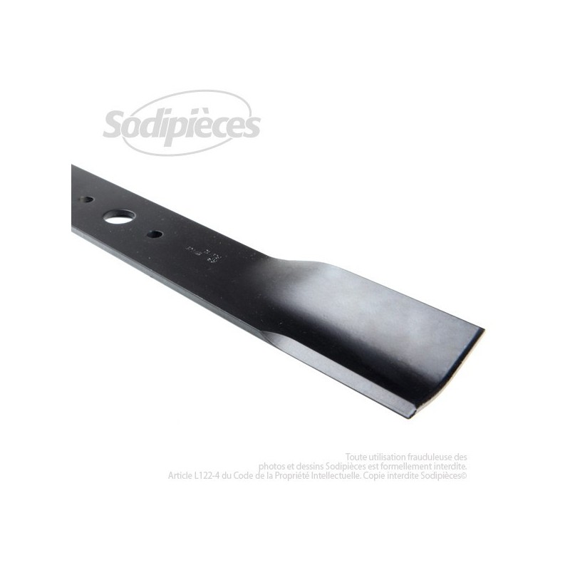 Lame. Coupe 44,5 cm. Section 55 x 3. Alèsage 18,5.