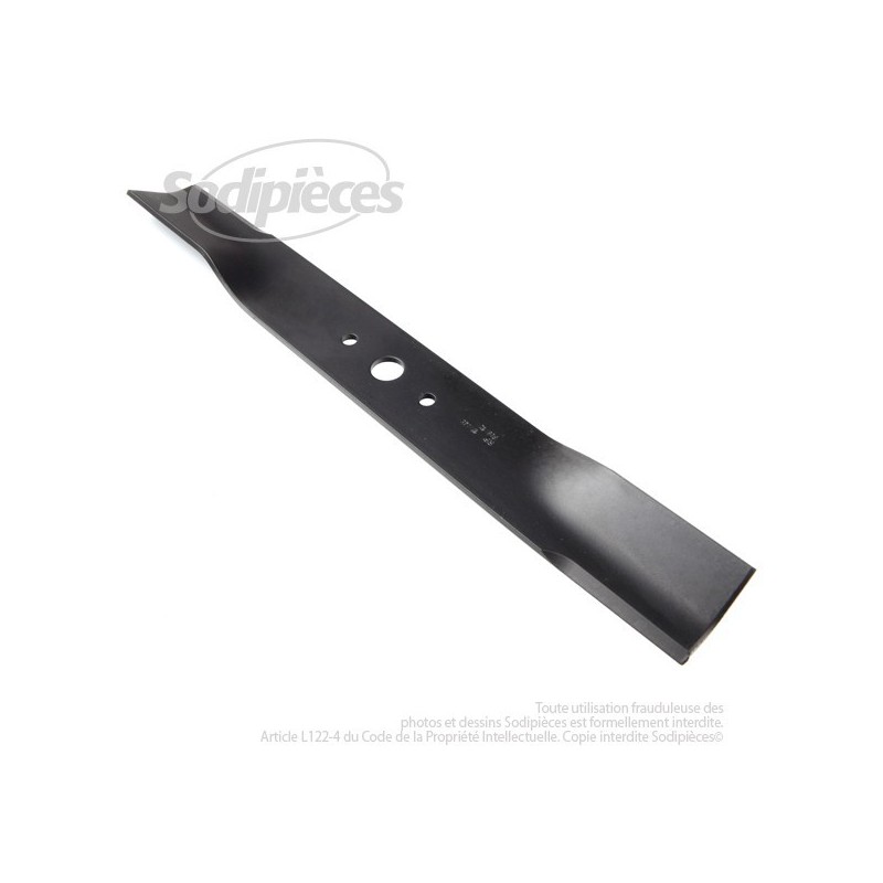 Lame. Coupe 44,5 cm. Section 55 x 3. Alèsage 18,5.