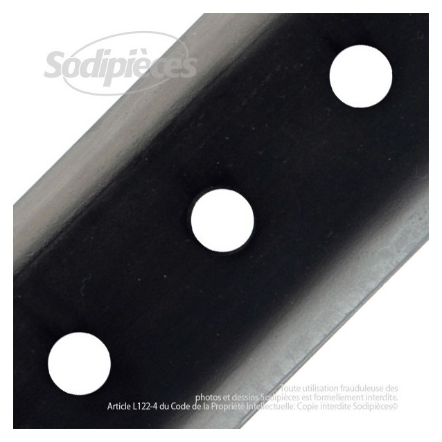 Lame pour MTD 7420118 . 942-0118. Coupe 39 cm