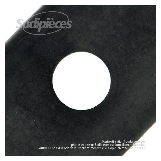 Lame pour John Deere AM30698, AM100991, M41237. Coupe 35,5 cm