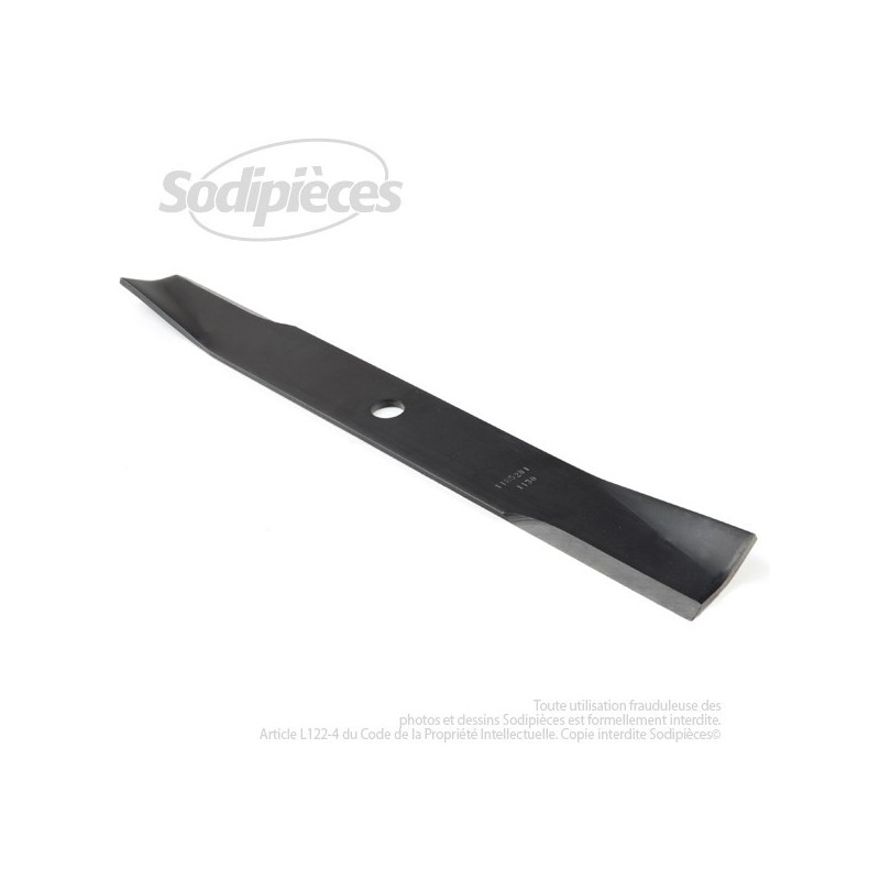Lame pour John Deere AM30901, M41646. Coupe 44 cm