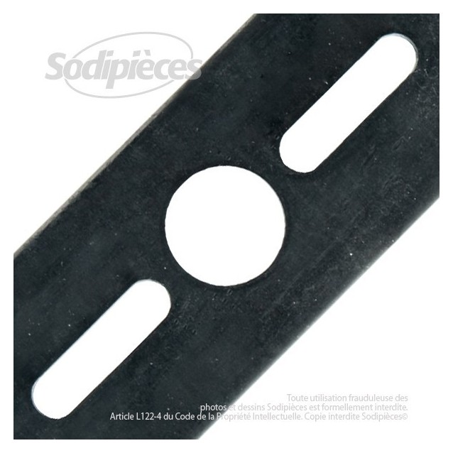 Lame universelle plate 43 cm. Alésage 25,4 mm