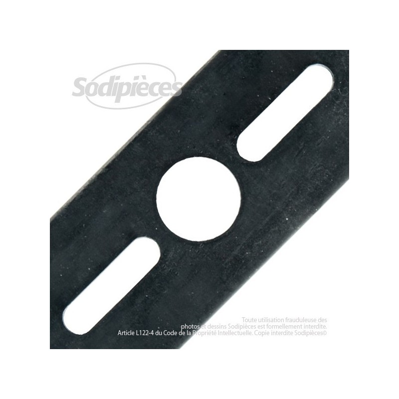 Lame universelle plate 43 cm. Alésage 25,4 mm