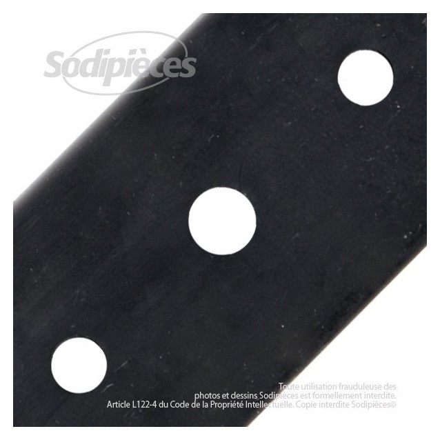 Lame pour MTD 7420129. 942-0129B. Coupe 37,5 cm