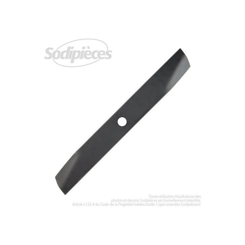 Lame. Coupe 41 cm. Section 50 x 5. Alèsage 19.