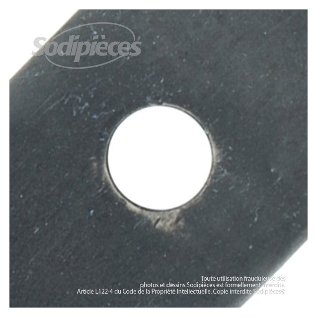 Lame pour Bunton PL7329. Gravely 46998. Coupe 43 cm