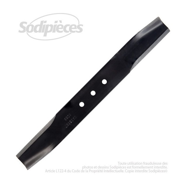 Lame pour Bolens  173-8571, 1772145. Coupe 43 cm
