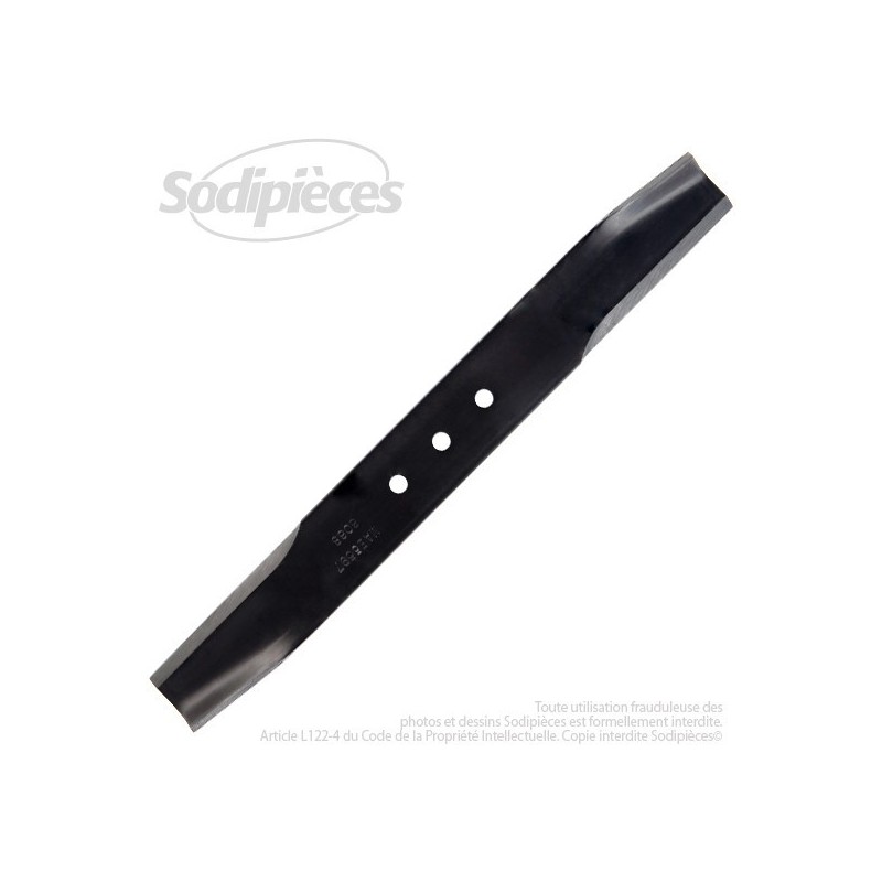 Lame pour Bolens  173-8571, 1772145. Coupe 43 cm
