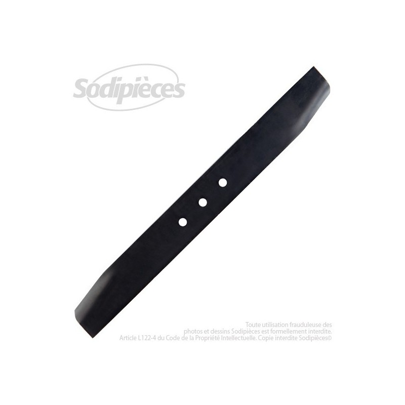 Lame pour Bolens  173-8571, 1772145. Coupe 43 cm