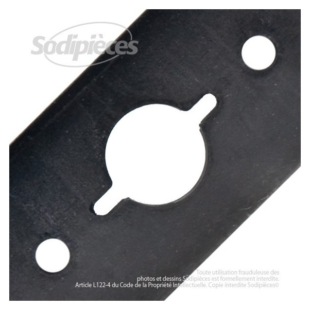 Lame pour Bolens, Gilson, Lawn Boy 210505. Coupe 49,5 cm