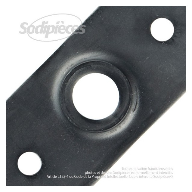 Lame pour Honda 72513 750 010. Coupe 49 cm