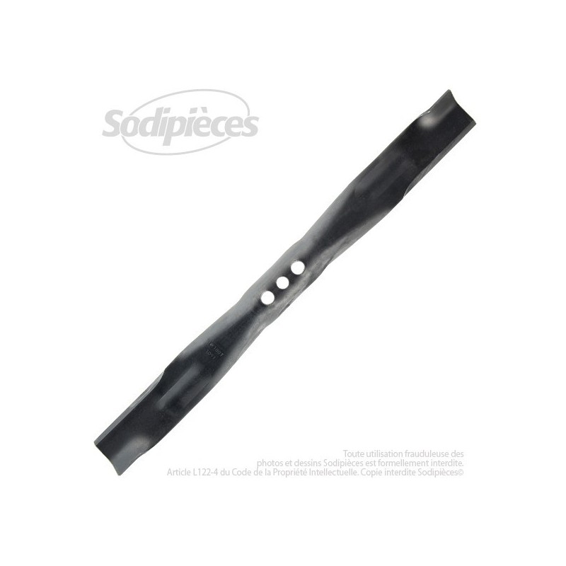 Lame. Coupe 53,3 cm. Section 50 x 4. Alèsage 10.