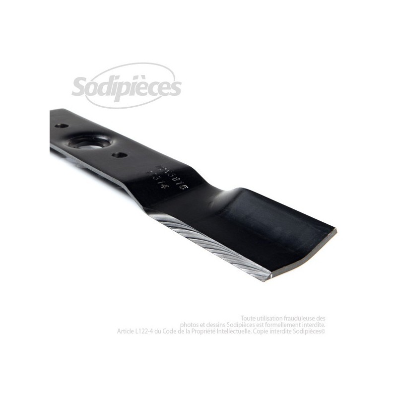 Lame pour Kaaz 91014165. Yanmar 67614510. Coupe 47,6 cm