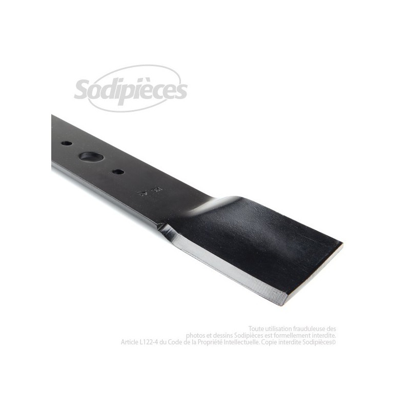 Lame. Coupe 41 cm. Section 55 x 4. Alèsage 18,5.