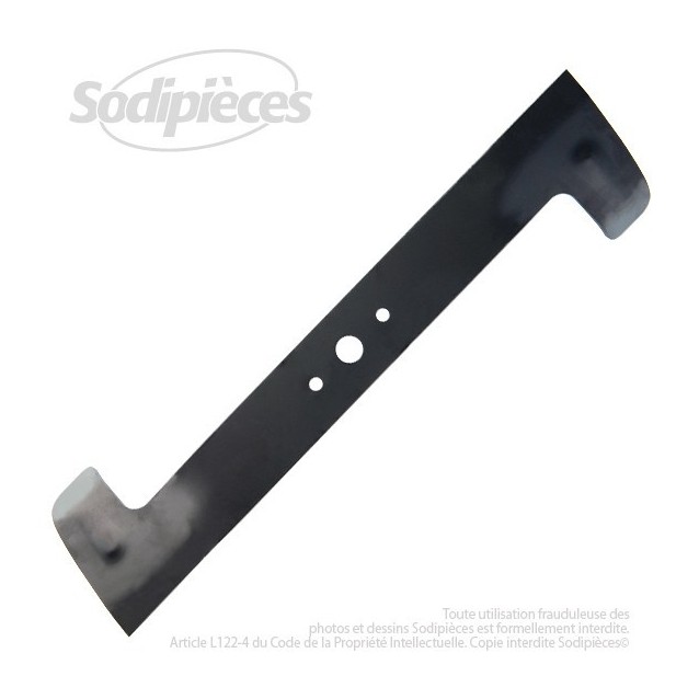 Lame. Coupe 48 cm. Section 55 x 4. Alèsage 18,5.