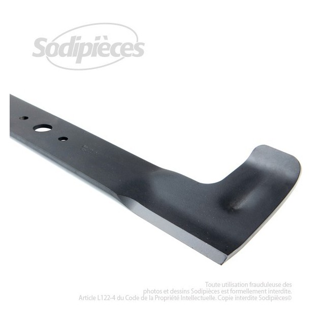 Lame. Coupe 48 cm. Section 55 x 4. Alèsage 18,5.