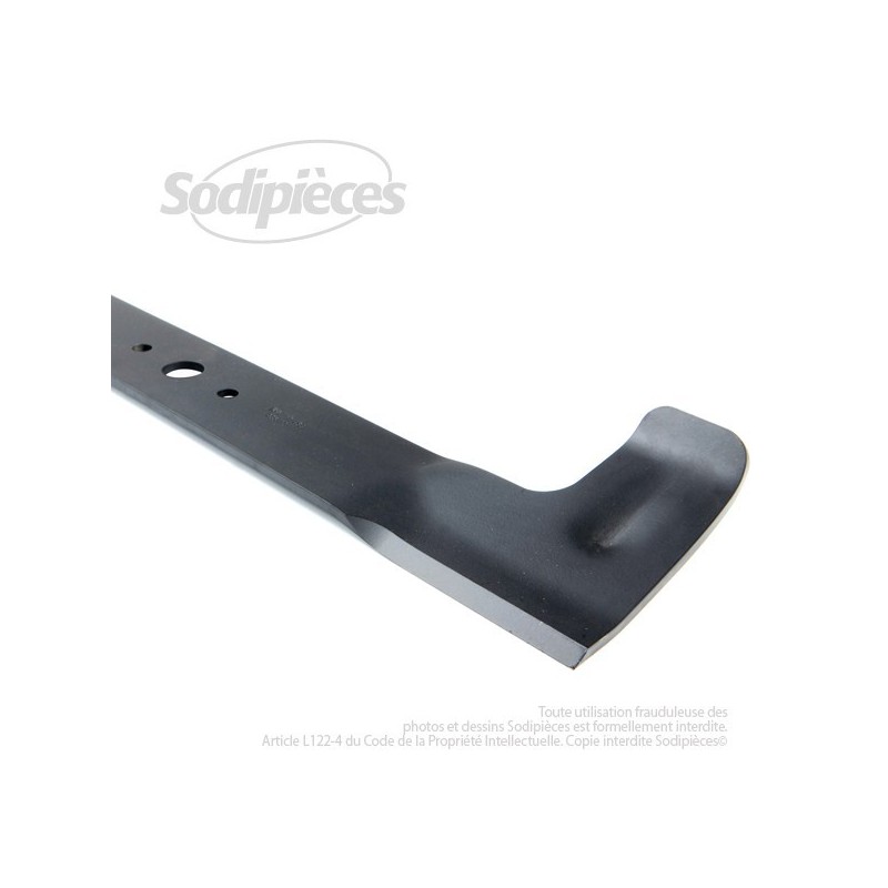 Lame. Coupe 48 cm. Section 55 x 4. Alèsage 18,5.