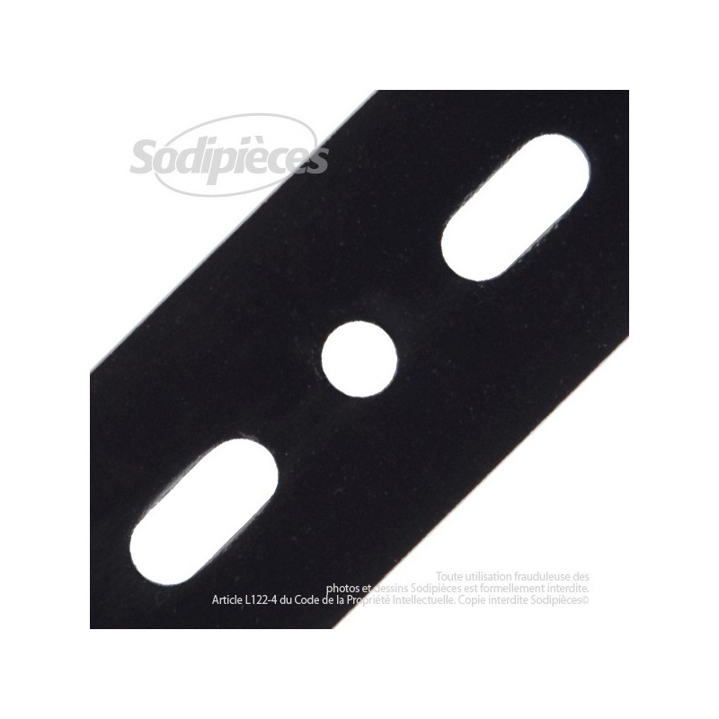 Lame universelle 40 cm. Alésage 10 mm