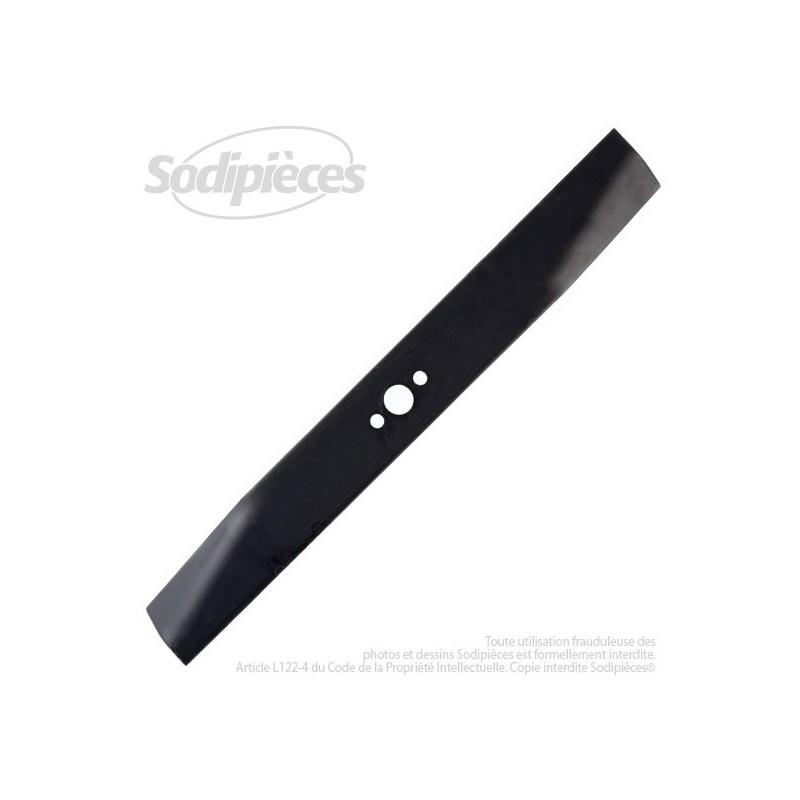 Lame. Coupe 42 cm. Section 50 x 5. Alèsage 18,2.