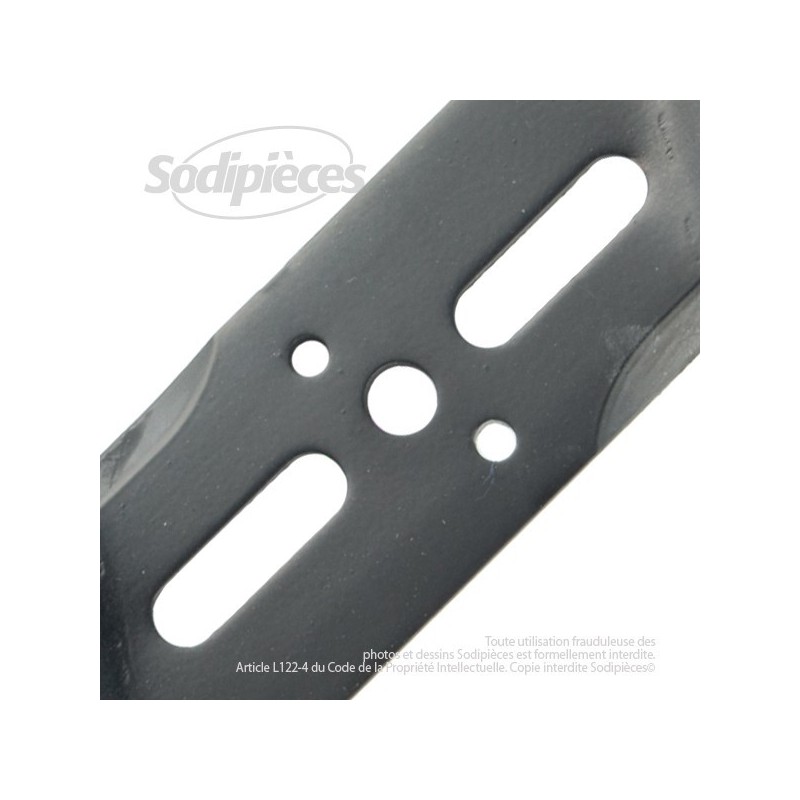 Lame universelle broyeuse 46 cm. Alésage 9,5 mm