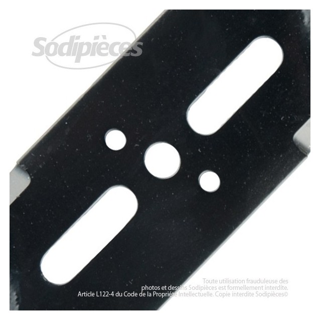 Lame universelle broyeuse 48 cm. Alésage 9,5 mm