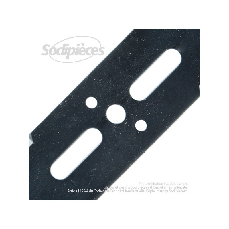 Lame universelle broyeuse 51 cm. Alésage 9,5 mm