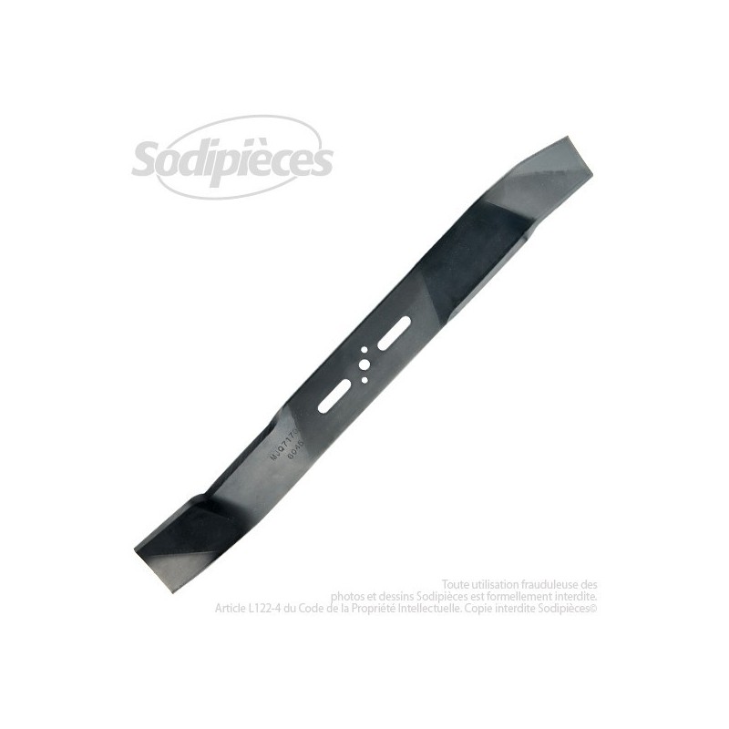 Lame universelle broyeuse 53 cm. Alésage 9,5 mm
