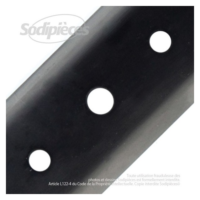 Lame pour MTD 742-0472 , 942-0472. Coupe 49 cm