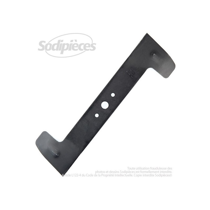 Lame . Coupe 41 cm. Section 55 x 4. Alèsage 18,5.