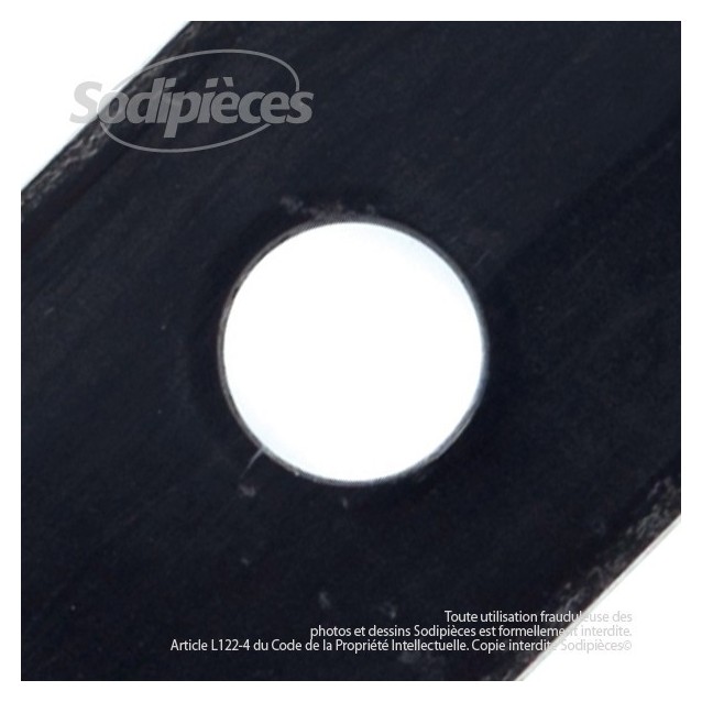 Lame pour John Deere M87622, AM100538, M141785, M74175. Coupe 52 cm