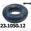 Chambre à air 23 x 1050 x 12 valve droite