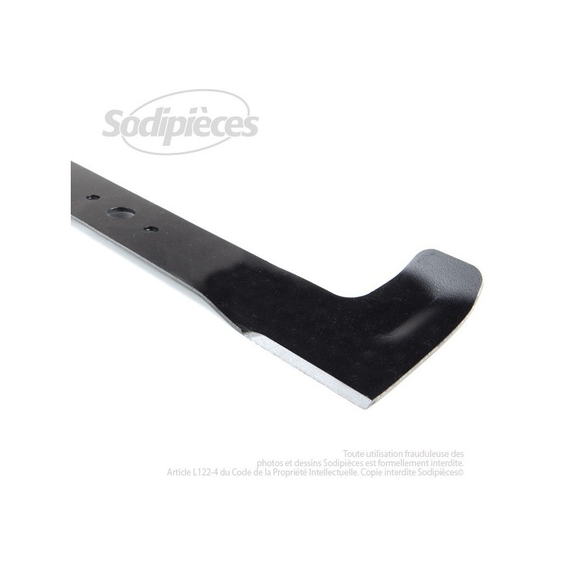 Lame . Coupe 46 cm. Section 55 x 3. Alèsage 18,5 .