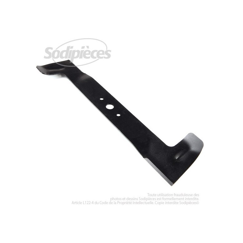 Lame . Coupe 46 cm. Section 55 x 3. Alèsage 18,5 .