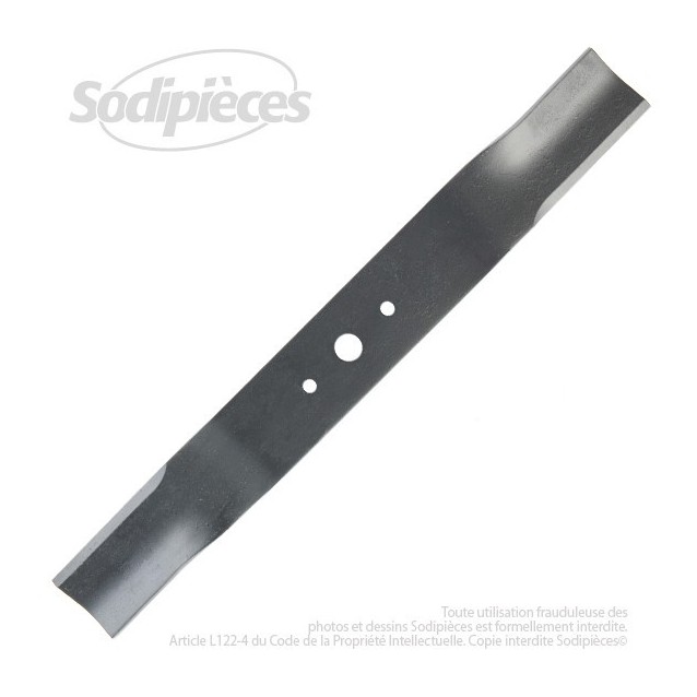Lame. Coupe 46 cm. Section 55 x 4. Alèsage 16 .