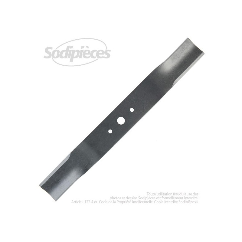 Lame. Coupe 46 cm. Section 55 x 4. Alèsage 16 .