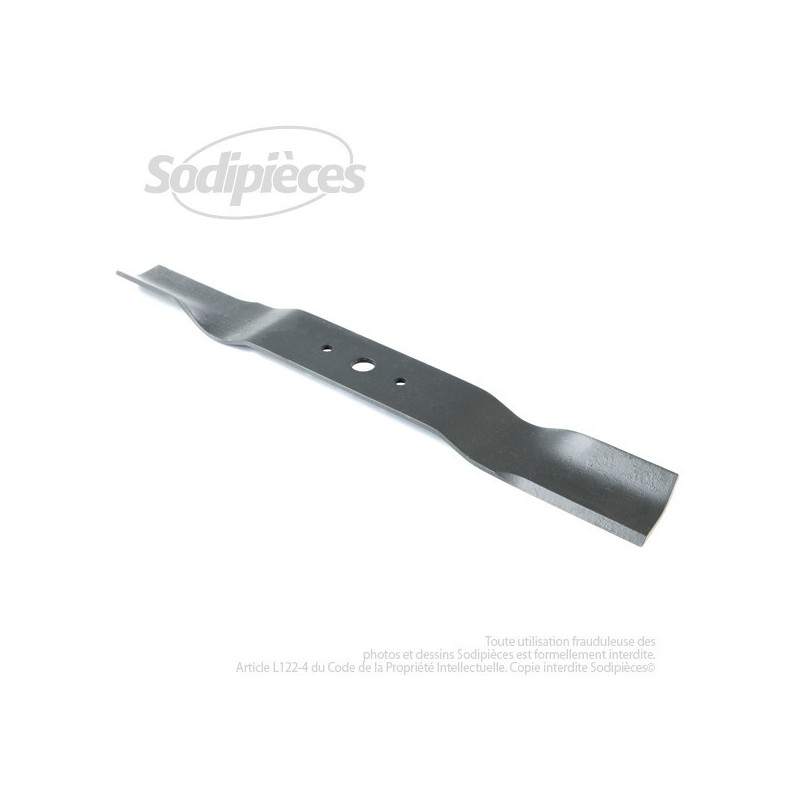 Lame. Coupe 46 cm. Section 55 x 4. Alèsage 16 .