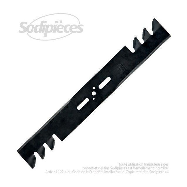 Lame universelle broyeuse 48 cm. Alésage 9,5 mm