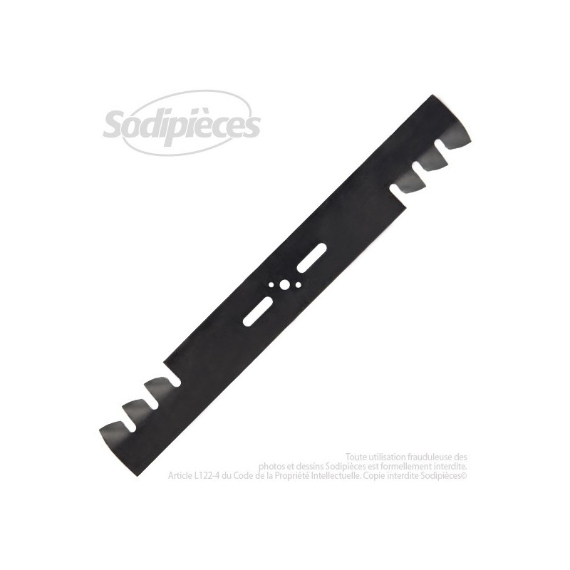 Lame universelle broyeuse 48 cm. Alésage 9,5 mm