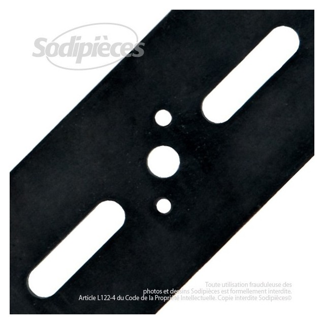 Lame universelle broyeuse 48 cm. Alésage 9,5 mm