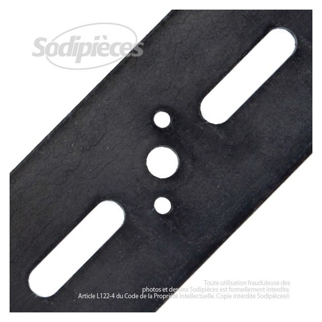 Lame universelle broyeuse 51 cm. Alésage 9,5 mm