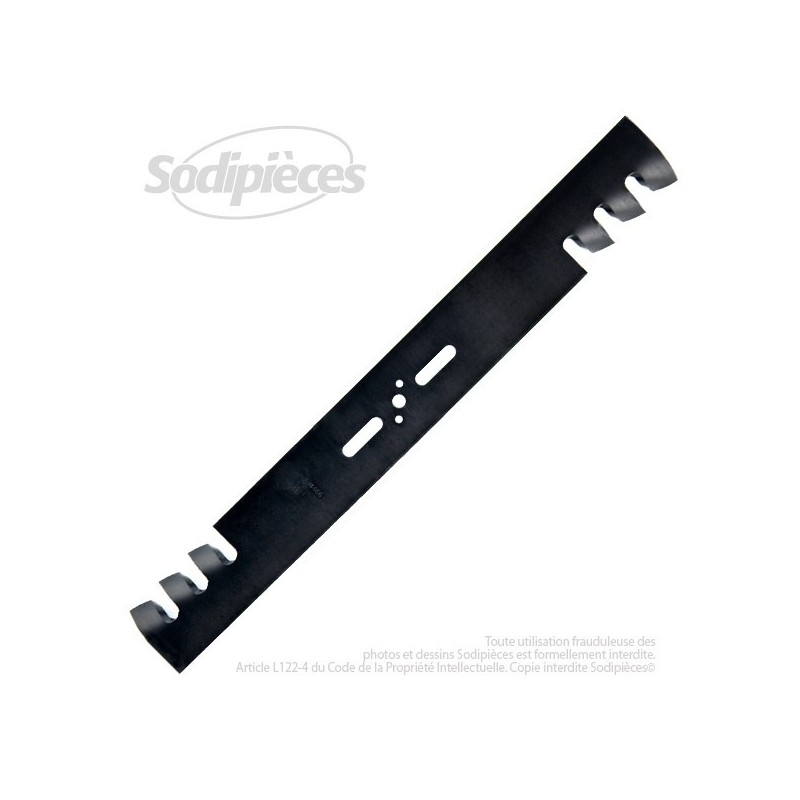 Lame universelle broyeuse 53 cm. Alésage 9,5 mm