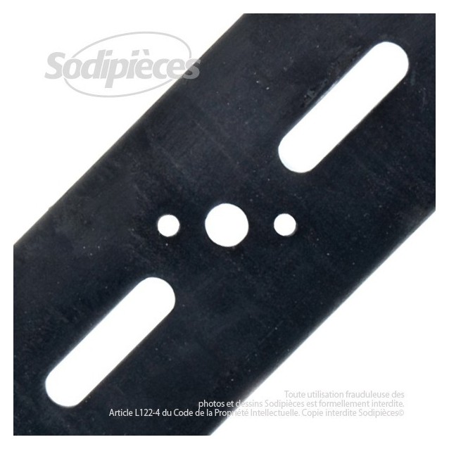 Lame universelle broyeuse 53 cm. Alésage 9,5 mm