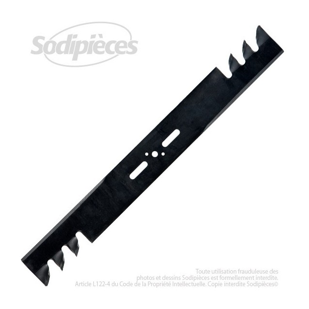 Lame universelle broyeuse 56 cm. Alésage 9,5 mm