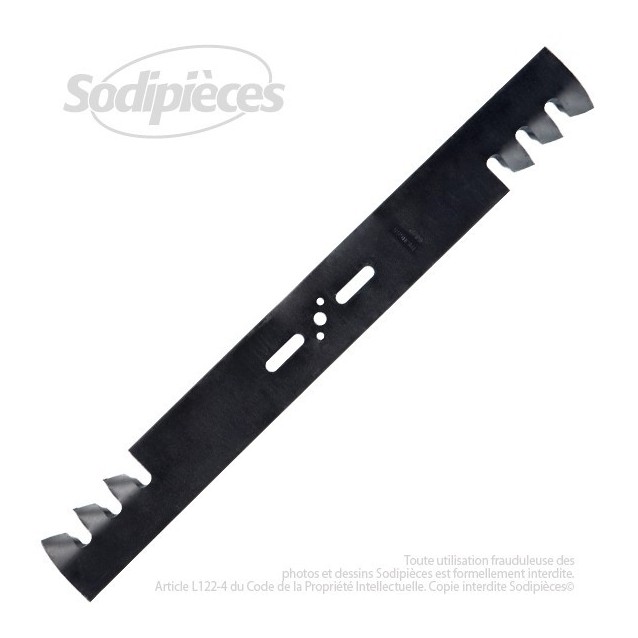 Lame universelle broyeuse 56 cm. Alésage 9,5 mm