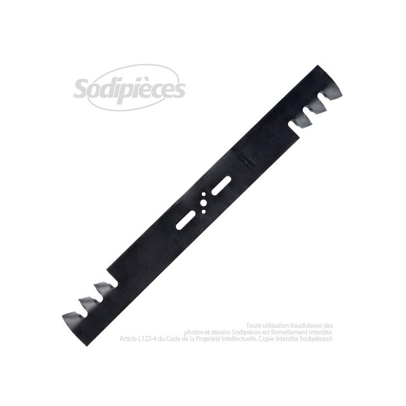 Lame universelle broyeuse 56 cm. Alésage 9,5 mm