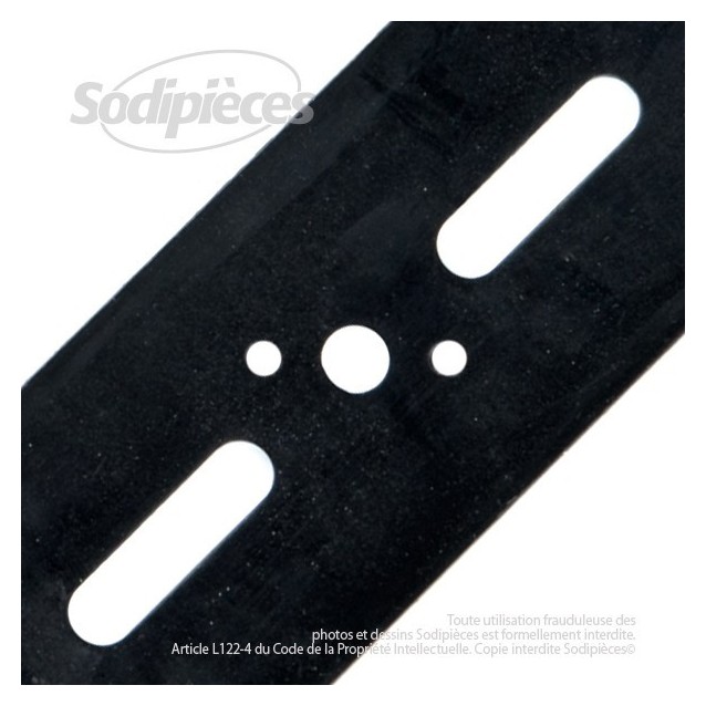 Lame universelle broyeuse 56 cm. Alésage 9,5 mm