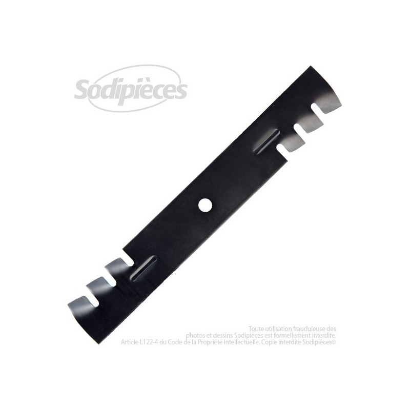 Lame. Coupe 42 cm. Section 64 x 5,2. Alèsage 15,9.