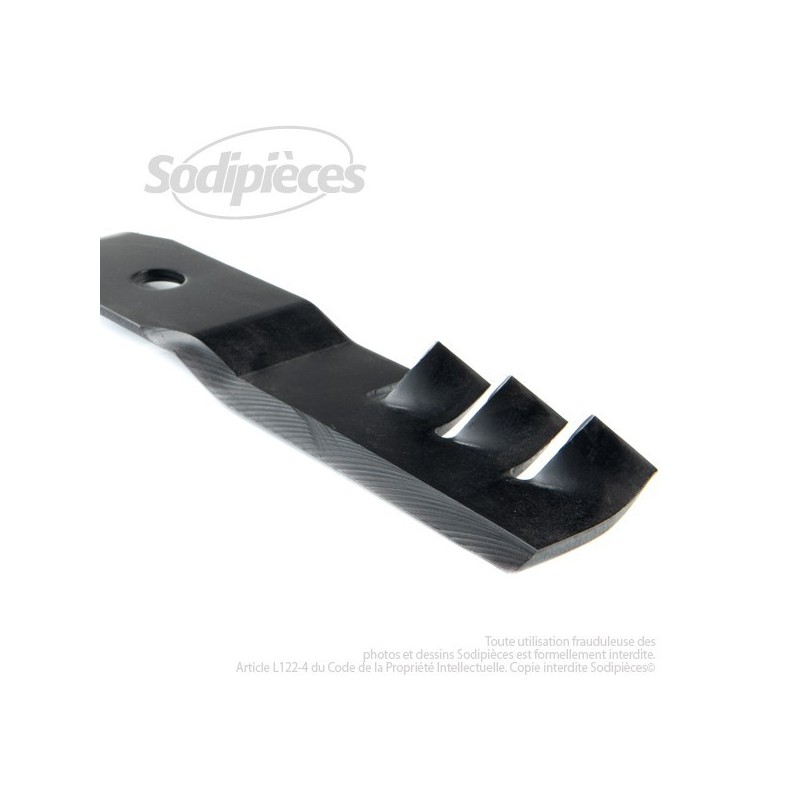 Lame pour John Deere M113517. Coupe 42 cm